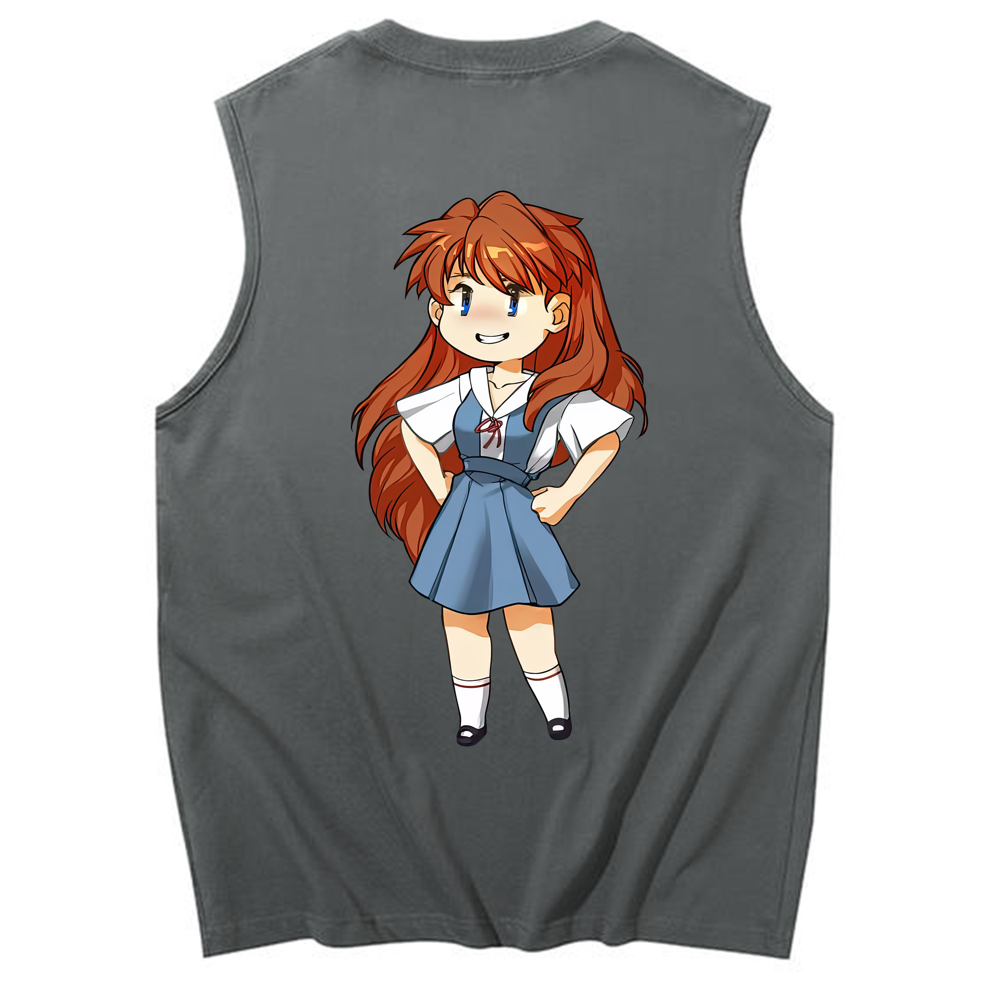 （画像用） EVA 新世紀エヴァンゲリオン コットン100％タンクトップ（背面プリント）